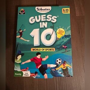 Skillmatics Guess In 10 World of Sports Card Game Open Complete Excellent Cond.